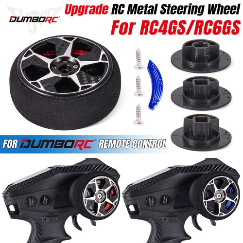 DUMBORC Remote Control Handwheel Metal Sponge RC Transmitter Steering Wheel - Picture 2 of 23