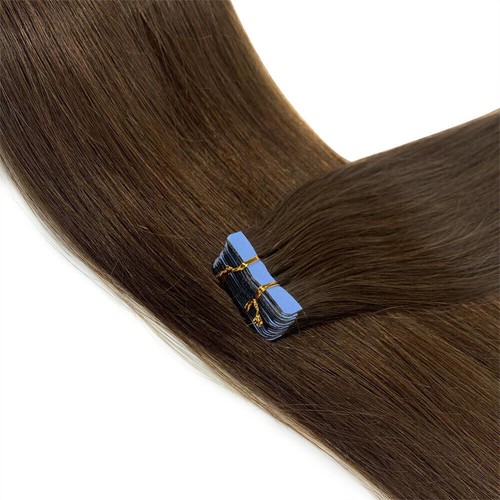 Tape in Human Hair Extensions Invisible Skin Wefts 100%Russian Remy Hair Fashion - Picture 34 of 138