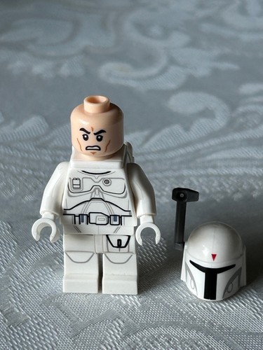 Rare! Lego White Boba Fett Exclusive Minifigure Hard to Find - SW0631 - Picture 3 of 3