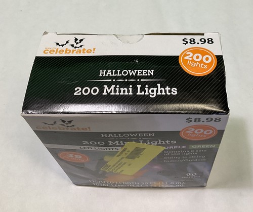 Way To Celebrate Halloween 200 Mini Lights- Led Lights  - Bild 3 von 10