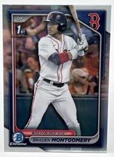 2024 Bowman Draft Braden Montgomery 1st Bowman Refractor Red Sox