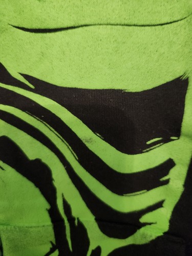 Vintage Y2K No Fear Jacket Shark Zipper Hoodie youth boys Size L Green Mohawk - Picture 2 of 6