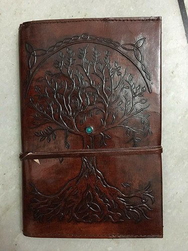 Tree of Life Leather Journal Diary Notebook Men Women Small Gift for Him Her - Picture 3 of 4