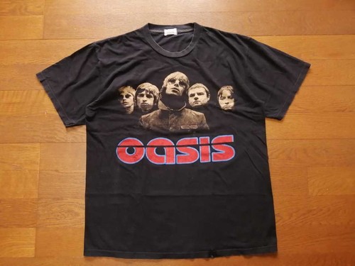 90S 1990 Oasis Vintage T-Shirt Euro Uk