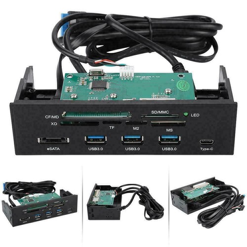 STW 3125 Card Reader Internal Front Panel eSATA USB Support M2 MSO MS CF - Picture 8 of 12
