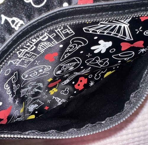 Mickey & Minnie Mouse Disney Parks Attractions Icons Backpack EUC - Picture 11 of 11