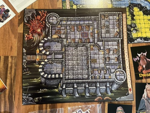 Dragon Strike Brettspiel 1993 Dungeons & Dragons 99% KOMPLETT One Thief Card - Bild 9 von 24