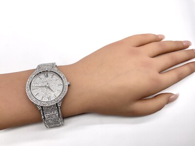 Michael Kors Kerry Crystal Pave Stainless Steel Ladies Michael Kors Kerry Crystal Pave Stainless Steel Ladies