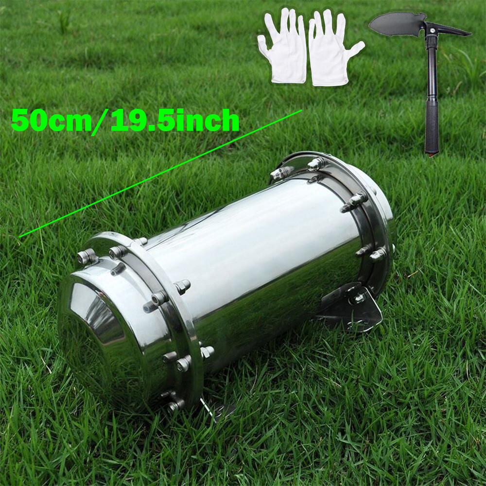 Time Capsule Large 19.5inch Stainless Steel Waterproof Container 