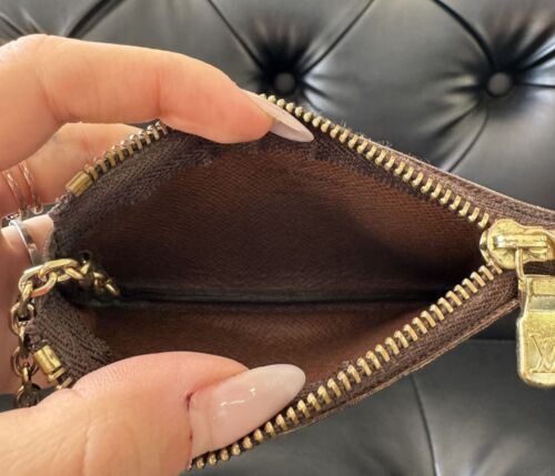 LOUIS VUITTON Monogram Pochette Key Cles Pouch **EBAY LIVE - Picture 3 of 6