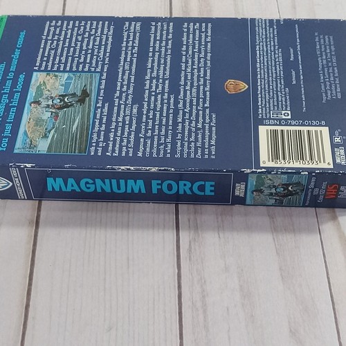 Dirty Harry : Magnum Force VHS Tape 1973 Action/Crime Clint Eastwood SHIPS FREE - Picture 7 of 14