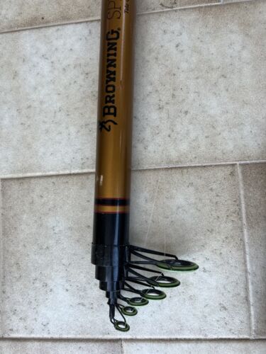CANNA DA PESCA IN CARBONIO CON MULINELLO 525 BROWNING SPITFIRE 45 CON CUSTODIA - Foto 5 di 12