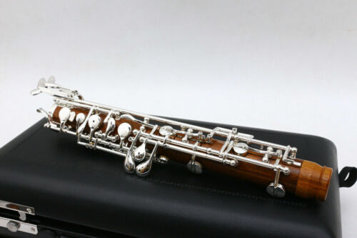C key Oboe Rosewood Forked-F resonance key Left F key 3rd Octave Silver Plated - Picture 3 of 7