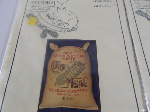 Lot of 2 Studio M Cross Stitch Kits # 117100 and # 117101 - Picture 2 of 4