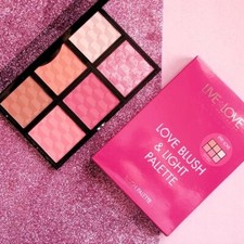 Makeup Obsession Live Love 6 Blush & Light Palette Blusher Highlighter Sealed