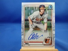 Bowman Chrome Prospects 2020 Autograph Auto Adam Hall Refractor 360/499