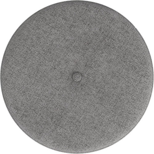 Home Decor | Upholstered round Storage Ottoman with Nailheads| Ottoman with Stor - Picture 6 of 10