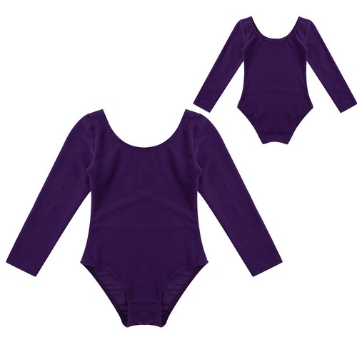 UK Kids Girls Gymnastics Leotard Ballet Dance Sports Training Uniform Dancewear - Picture 36 of 104