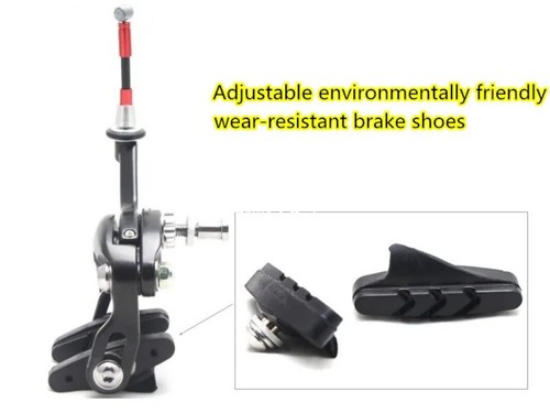 Road Bicycle Race Dual Pivot Brake Clamp Pads Side Pull Caliper Brake Front Rear - Picture 11 of 19