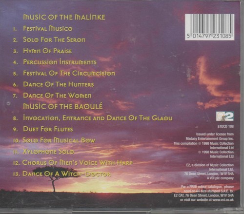 Afro Rhythm Music and Dances Of Occidental Africa CD NEU Festival Musico Hymn - Bild 2 von 2