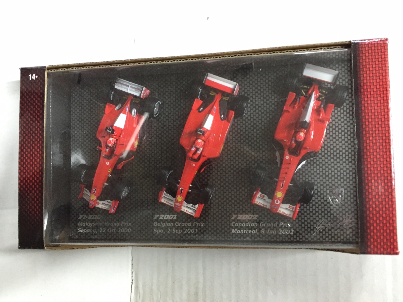 Hot Wheels 1 43 f1 Ferrari Set f1-2000, f2001, f2002 Schumacher MIB, 2002 Hot Wheels 1 43 f1 Ferrari Set f1-2000, f2001, f2002 Schumacher MIB, 2002