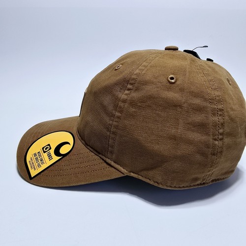 Carhartt Men's Canvas Baseball Cap Hat Brown Adjustable Cotton New - Picture 5 of 12