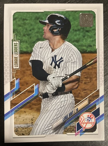 2021 Topps Series 1 Base #252 Luke Voit - New York Yankees LL - Picture 1 of 2