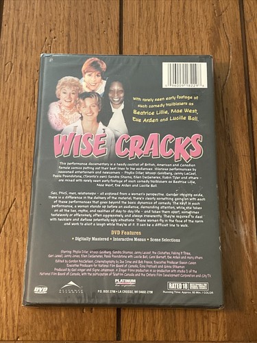 Wise Cracks (DVD, 2004) Brand New & Factory Sealed - Free Shipping! - Picture 2 of 3