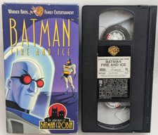 Adventures of Batman and Robin Fire and Ice (VHS, 1997, Warner Brothers)