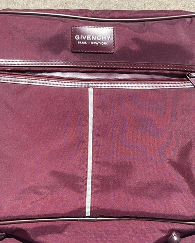 Rare Vintage Givenchy 4 Piece Luggage Red Nylon Set - Picture 7 of 16