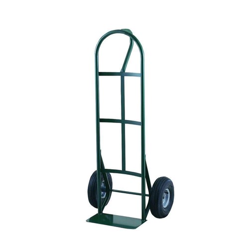 HARPER Loop Handle Hand Truck 600 lbs. Capacity Heavy-Duty 2-Wheels Steel Green