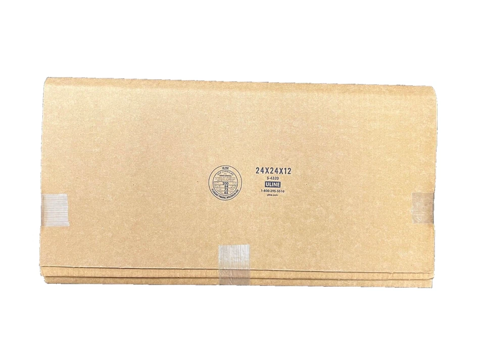 24" x 24" x 12" CARDBOARD BOX - 200 lb - 5 BOX BUNDLE - Image 4 of 4