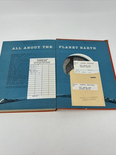 All About the Planet Earth by Patricia Lauber Ex-Lib HB Lee J. Ames 1962 46 - Imagen 9 de 12