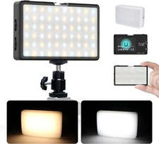 Moman LED Video Light 2500-9000K CRI 98+ Portable 5000mAh with Cold Shoe