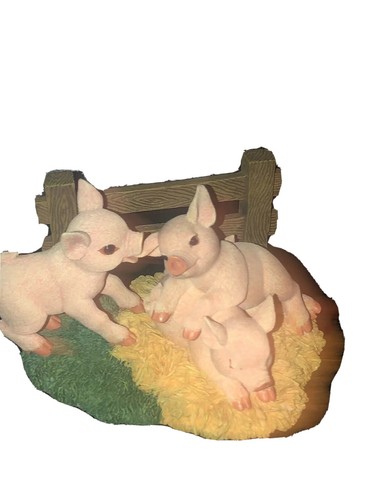 Hamilton Farm Livin' Piglets Collection " Time To Play " Pig Figurine - Picture 4 of 12