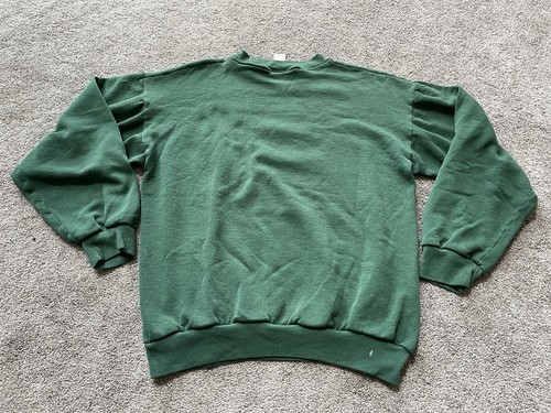 Vintage Cherokee Rundhalsausschnitt Sweatshirt Pullover Herren Medium grün Schneemann Weihnachten - Bild 12 von 16