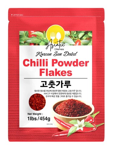Premium Gochugaru Korean Red Chili Pepper Flakes - 100% Sun-Dried Chili, Idea... - Picture 1 of 10