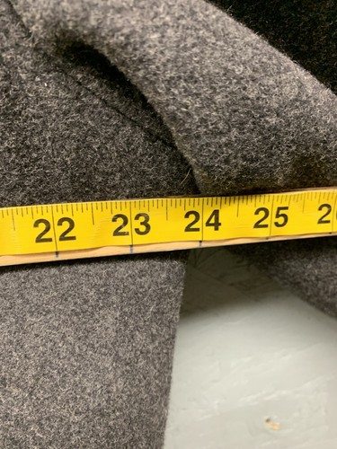 J.Crew Coat University Jacket Wool Single Breasted Men’s Size L Black Thinsulate - Picture 7 of 9