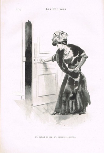 Les RENTRÉES par Pierre VEBER Pièces de Théâtre illustrées par Paul DESTEZ 1912 - Picture 10 of 12