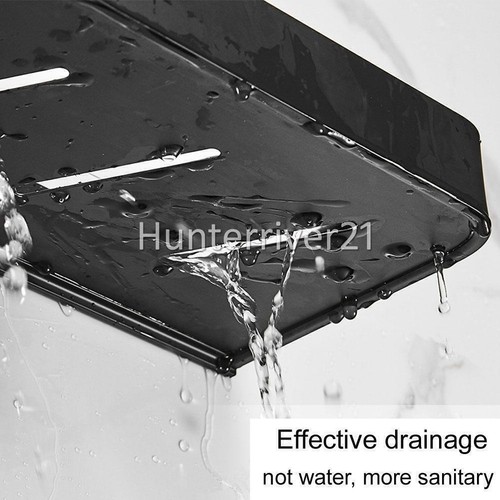 Bathroom Shower Corner Shelf Kitchen Storage Holder Bath Rack Aluminum Large NEW - Picture 5 of 8