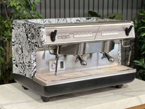 NUOVA SIMONELLI APPIA II 2 GROUP ESPRESSO COFFEE MACHINE BLACK COMMERCIAL CAFE - Picture 11 of 11