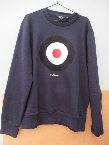 Mens Sweatshirt by Ben Sherman - Medium - Navy - NWT - Picture 2 of 7