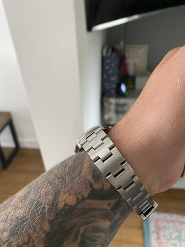Rolex Air-King Silver Men's Watch - 14000 - Picture 6 of 8