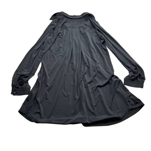 New with Tags Max Studio Dress Black Polyester Spandex Tie Neck Size Large - Picture 6 of 6