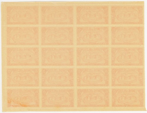 ITALY 1941 NETTUNIA 120 REVENUE STAMPS in SHEETS of 20 UNMOUNTED MINT 5 values - Picture 11 of 11