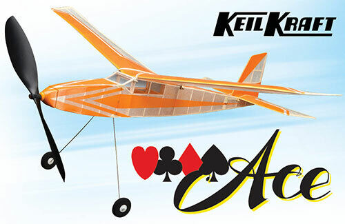 Keil Kraft Ace Kit - 30" Free-Flight Rubber Duration A-KK2020 - Picture 1 of 1