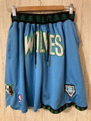 JUST DON VINTAGE NBA MINNESOTA TIMBERWOLVES SHORTS Size Men's L