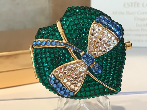 ESTEE LAUDER ALL THE BUZZ DRAGONFLY LUCIDITY POWDER COMPACT MIB BEAUTIFUL!! - Picture 1 of 8