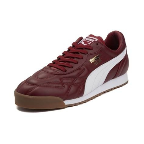 Puma Roma Anniversario 366673-02 Herren Pomegranate/White Leder Schuhe P065 - Bild 1 von 3