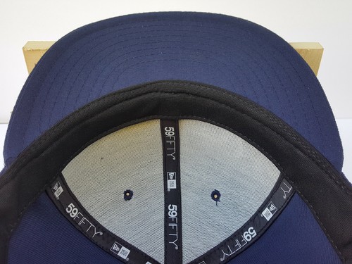 Seattle Seahawks Blue Hat 7 1/4 New Era Fitted Cap Auth 59/Fifty - Picture 6 of 7